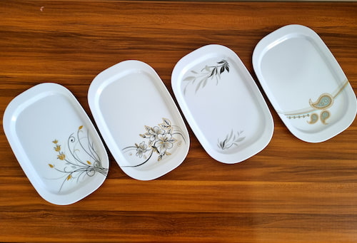 تصویر 1 از دیس چهار گوش رستورانی با طراحی مدرن